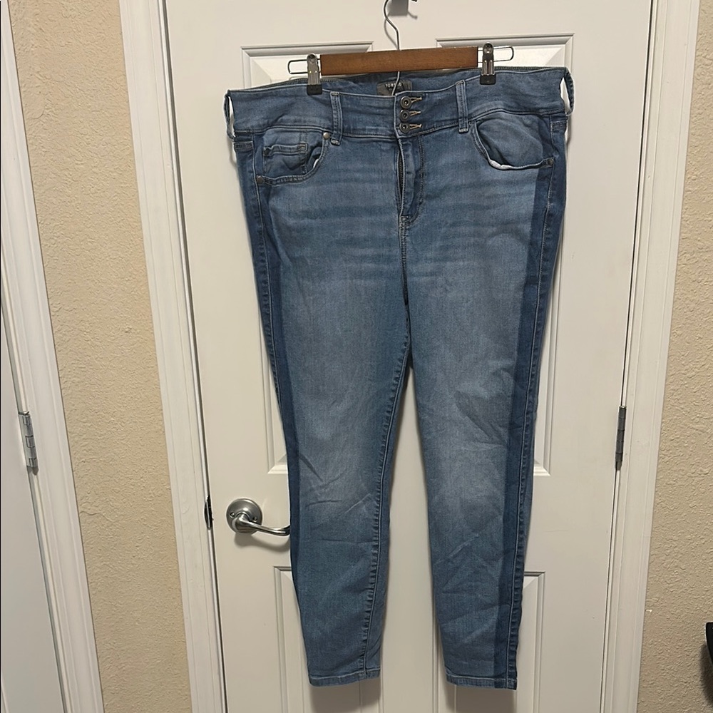 Torrid Blue Jeggings Slim Fit